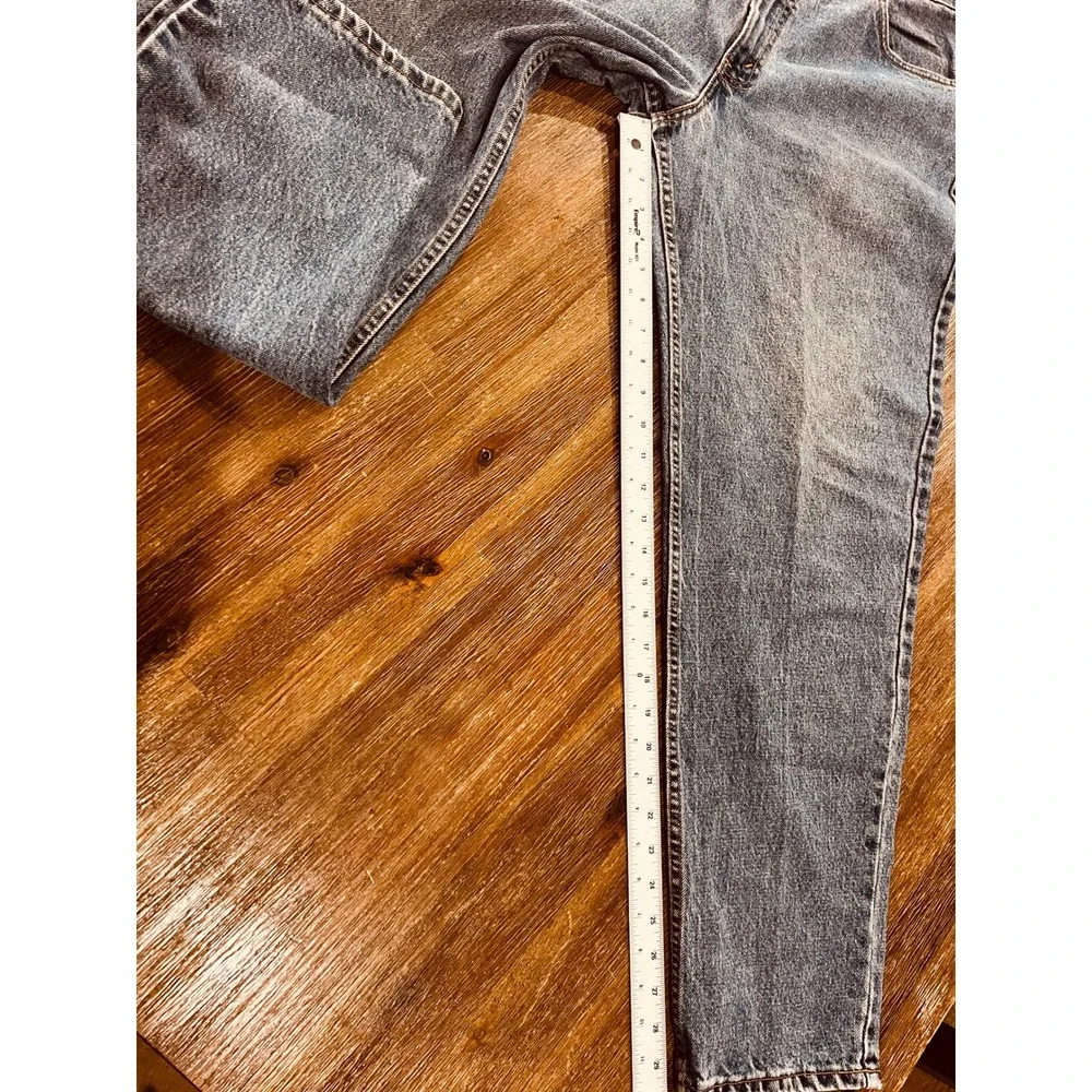 Vintage Levis 550 Relaxed Fit Tapered Leg Jeans 38x30 Acid Wash Blue Canada Made